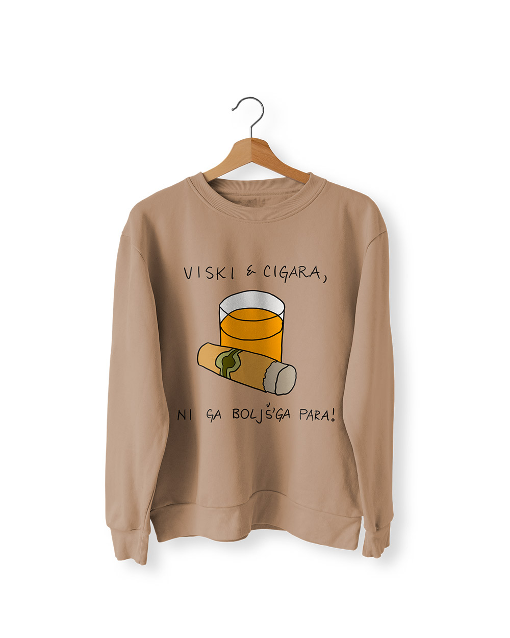 PULOVER <br> Viski in cigara